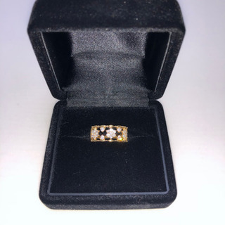 18金 天然ダイヤモンド 鑑定書付き