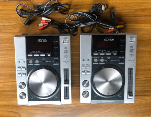 Pioneer、CDJ2台セットです。パイオニア、dj、DJ、ミキサー、