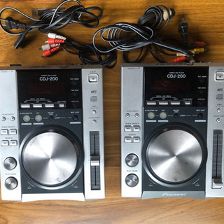 Pioneer、CDJ2台セットです。パイオニア、dj、DJ、ミキサー、