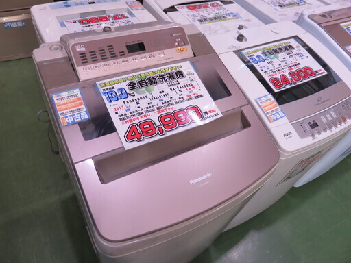 【店舗同時販売中】Panasonic/2017年製/NA-FA100H5/10㎏洗濯機