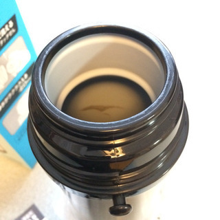 値下げ！■広口5cm 象印マホービン  ステンレスボトル コップ付き 1.0L 保冷・保温　SJ-RB10-XA ピクニック 熱中症対策の画像