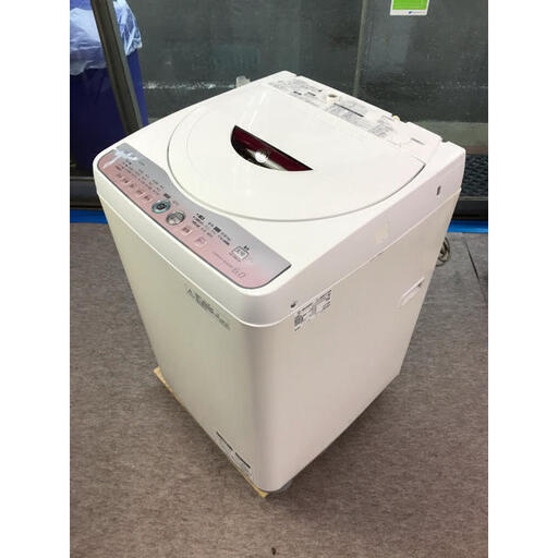 🐢近隣配送、設置費無料】SHARP 6.0kg電気洗濯機 ES-GE60L-P 2012