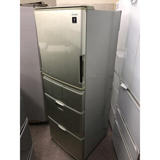 2010年製 SHARP 冷凍冷蔵庫 380L 5ドア SJ-PW38S-N 近隣配送、設置費無料】SHARP 5ドア冷凍冷蔵庫 SJ-PW38S-N 2010