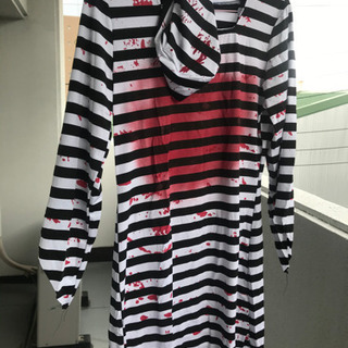 囚人服　帽子付き