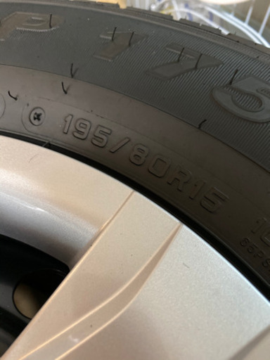 ハイエース新車外し純正タイヤホイールセット