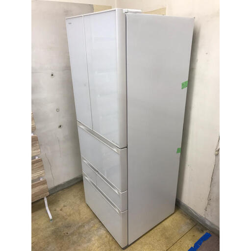 【?最大90日補償】TOSHIBA 6ドア冷凍冷蔵庫 GR-F51FXV（ZW）2013