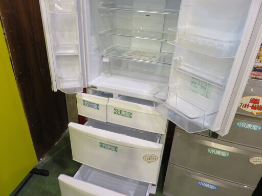 【店舗同時販売中】Panasonic/2016年製/NR-FVF461-W/455L6ドア冷蔵庫