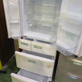 【店舗同時販売中】Panasonic/2016年製/NR-FVF461-W/455L6ドア冷蔵庫の画像