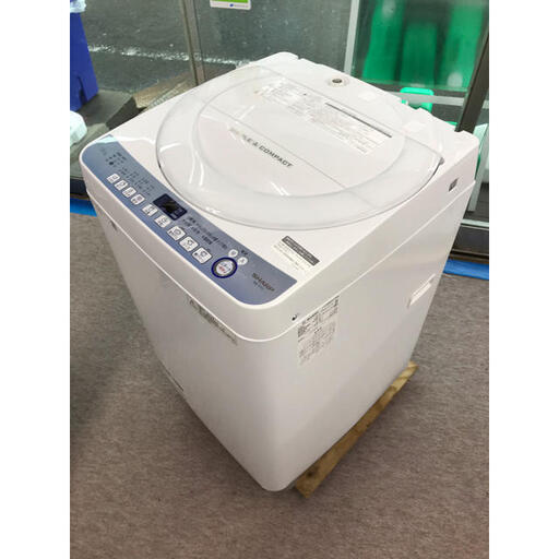 【?最大90日補償】SHARP 7.0kg全自動電気洗濯機 ES-T711-W 2019