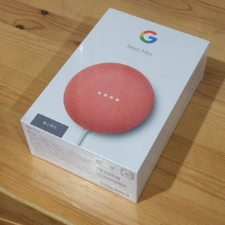 新品未開封　Google Nest Mini（第２世代）coral 