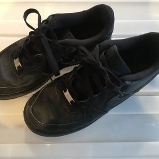 ナイキ　エアーフォース　黒　25