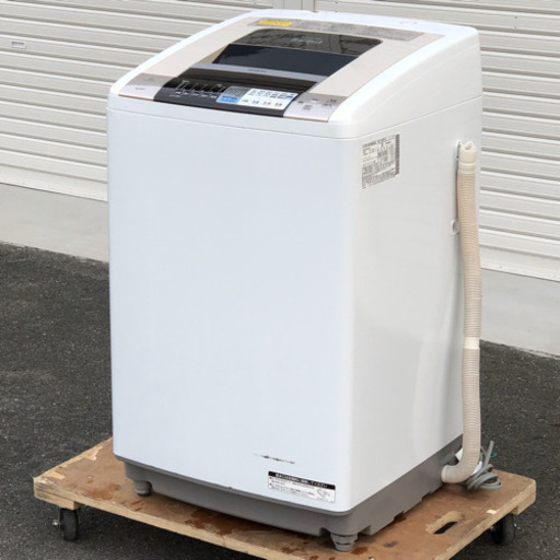 格安！◇日立 全自動洗濯乾燥機 8㎏／乾燥4.5㎏ ビートウォッシュ 2012年製 自動おそうじ BW-D8MV☆配送可