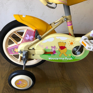 子ども用自転車　くまのプーさんの画像