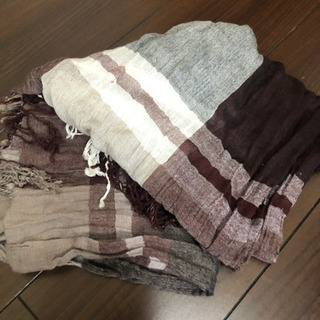 チェックストールの画像