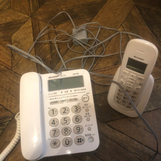 シャープの電話機