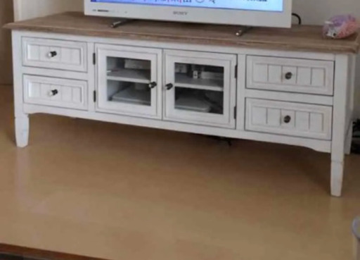 ビーカンパニー  美品　TV台　ホワイト