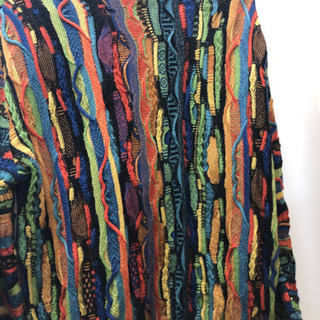 古着 COOGI 風  3Dニット limnos マルチカラー オーストラリア製の画像
