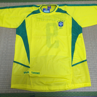 【未使用】ブラジル代表 2002★ロナウド★サッカー★ユニフォームの画像