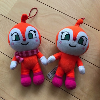 アンパンマン＆ドキンちゃんぬいぐるみ　本3冊セットの画像