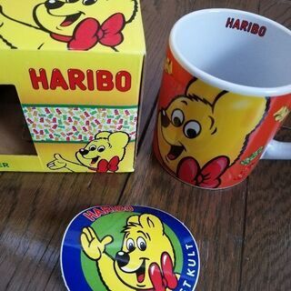HARIBO　ハリボー　マグカップ　ステッカー　ノベルティ　箱あり