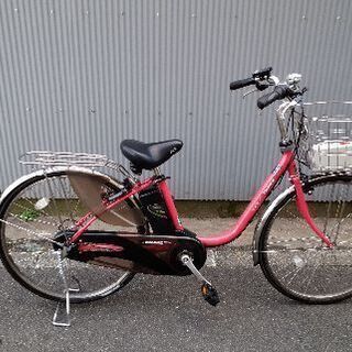 Panasonic ViVi DX 26吋電動アシスト自転車 リチウムイオン8.9Ahバッテリー＋充電器/ベリーレッド