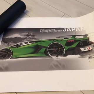 レア非売品）ランボルギーニ ポスターの画像