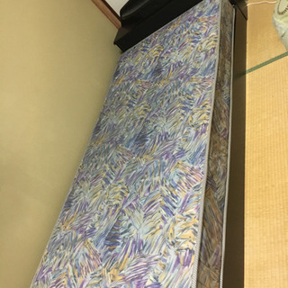 シングルベッド　購入時価格43,200円　マットレス付きの画像