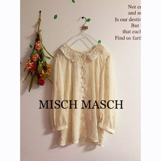 ☆MISCH MASCH☆ミッシュマッシュ♡ドット柄シースルーブラウス