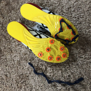 アシックス  asics 陸上スパイク　26.5cm ランニングシューズの画像
