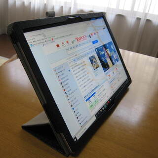 値下げ　タブレットPC（１２インチ）HUAWEI MateBook HZ-W19　（社外品専用カバー付き）の画像