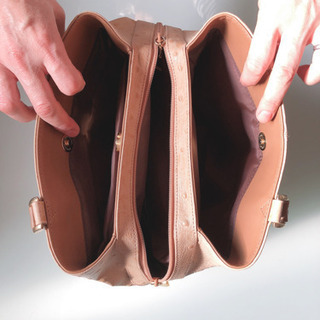 【美品】オーストリッチ調バッグの画像
