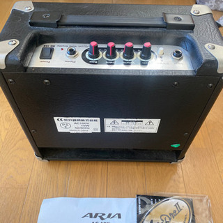 ARIA ギターアンプ　新品ギターストリングス1セットつきの画像