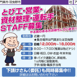 手元　職人未経験大歓迎！！