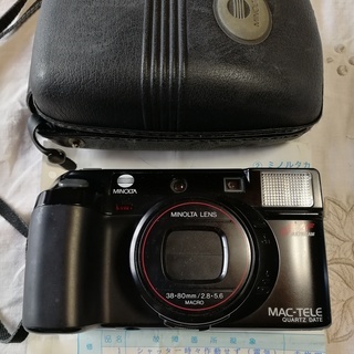 ミノルタ　マックテレ80　フィルムカメラ　ジャンク品　売ります