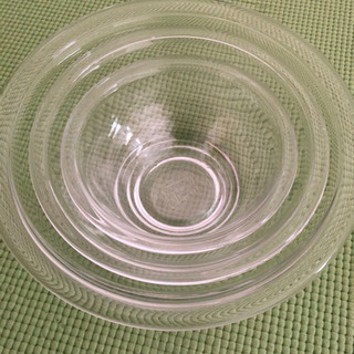 【交渉中】iwaki 耐熱ボール　3個セット　未使用の画像