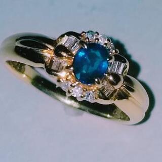 ファッションリング　K18 サファイア&メレダイヤ 楽天市場】K18 PT 天然 サファイア 0.07ct ミル打ち 一粒 ピンキー