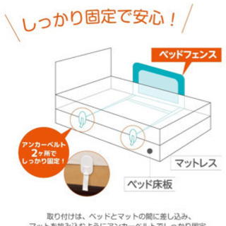 ベッドフェンスの画像