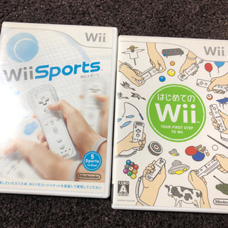 wii スポーツ　はじめてのwii 2本セット