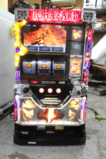 札幌市内限定 スロット バイオハザード5Z 不要機 5号機 エンターライズ 動作OK! 札幌市 白石区 東札幌