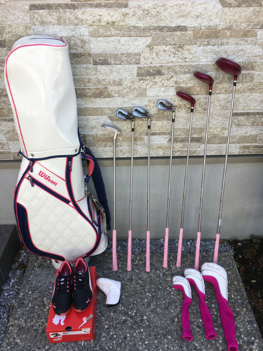 【美品】Wilson ウィルソン　tiaraティアラ　レディースゴルフセット