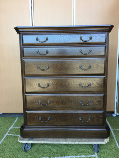 ☆カリモク☆最高級domani☆現行品☆天然木ドロアーチェスト☆定価264000円！