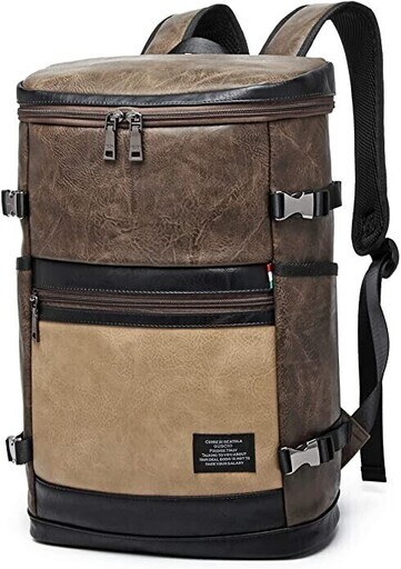 【グッシオウォーモ(GUSCIO)】大容量 2Wayバックパック リュック メンズ A4ファイル対応 PUレザー 革 ビジネス