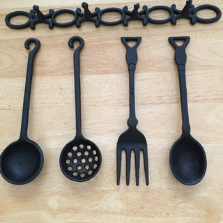 ガーデニング雑貨　アイアンキッチンツールの画像