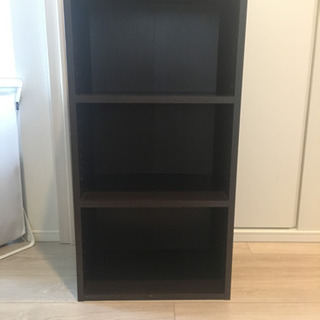 カラーボックス ダークブラウン 普通サイズ  拭きあげ済 運搬応相談