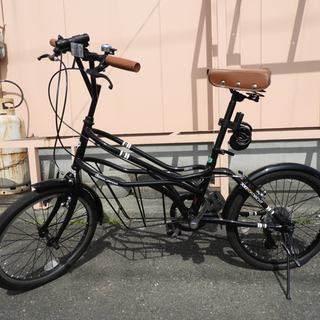 ドッペルギャンガー 20インチ 自転車 ミニベロ ライト＆鍵付き 中古