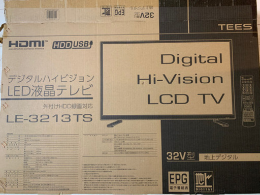 TEES 32型　LED液晶テレビ