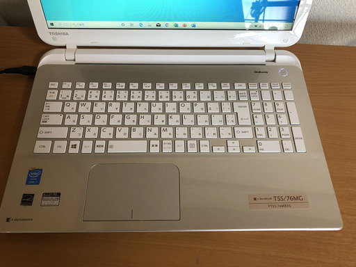 取引き決定いたしました。　中古　東芝ダイナブック　薄型ノートパソコン　T55/76MG Core i7 HDD 1TB メモリ8GB