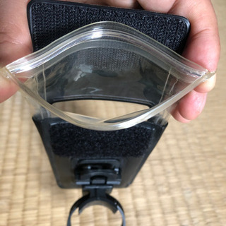 自転車用スマホ　防水ホルダーの画像