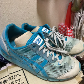 値下げ❗️オニツカタイガージョギングシューズの画像