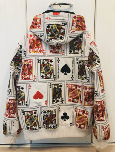 【希少・新古品】Supreme Court Cards Hooded Leather Jacket